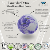 Bath Bomb - Lavender Detox from Evolve Botanica