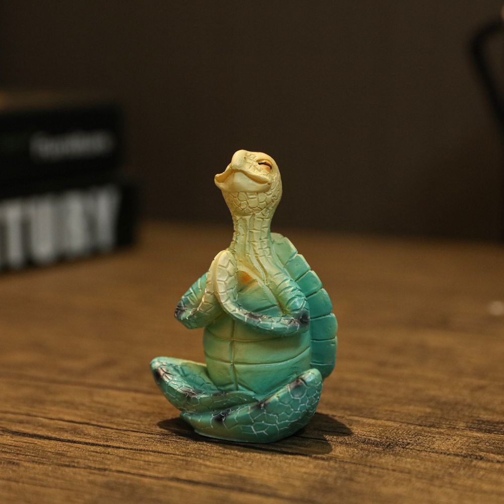Yoga Turtle Statues from Moderny