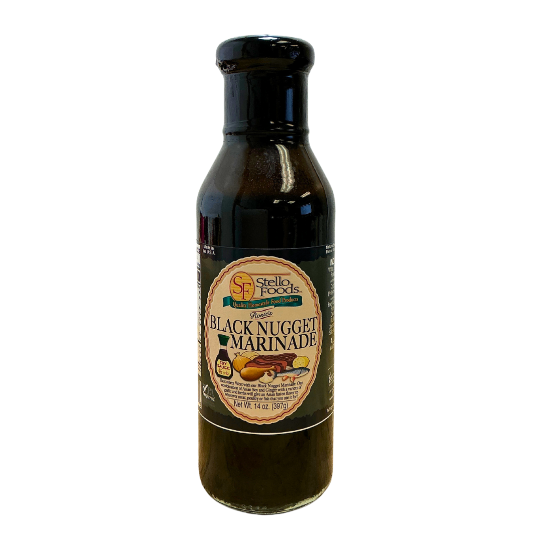 Stello Foods - Rosie's Black Nugget Marinade 14 oz from Stello Foods