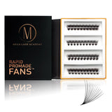Mix Rapid 14D Promade Fans® - 1000 Fans from Mega Lash Academy