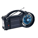 Supersonic Solar Power Bluetooth Speaker with FM Radio, LED Torch Light & Fan (SC-1073ERF) from Jupiter Gear Home