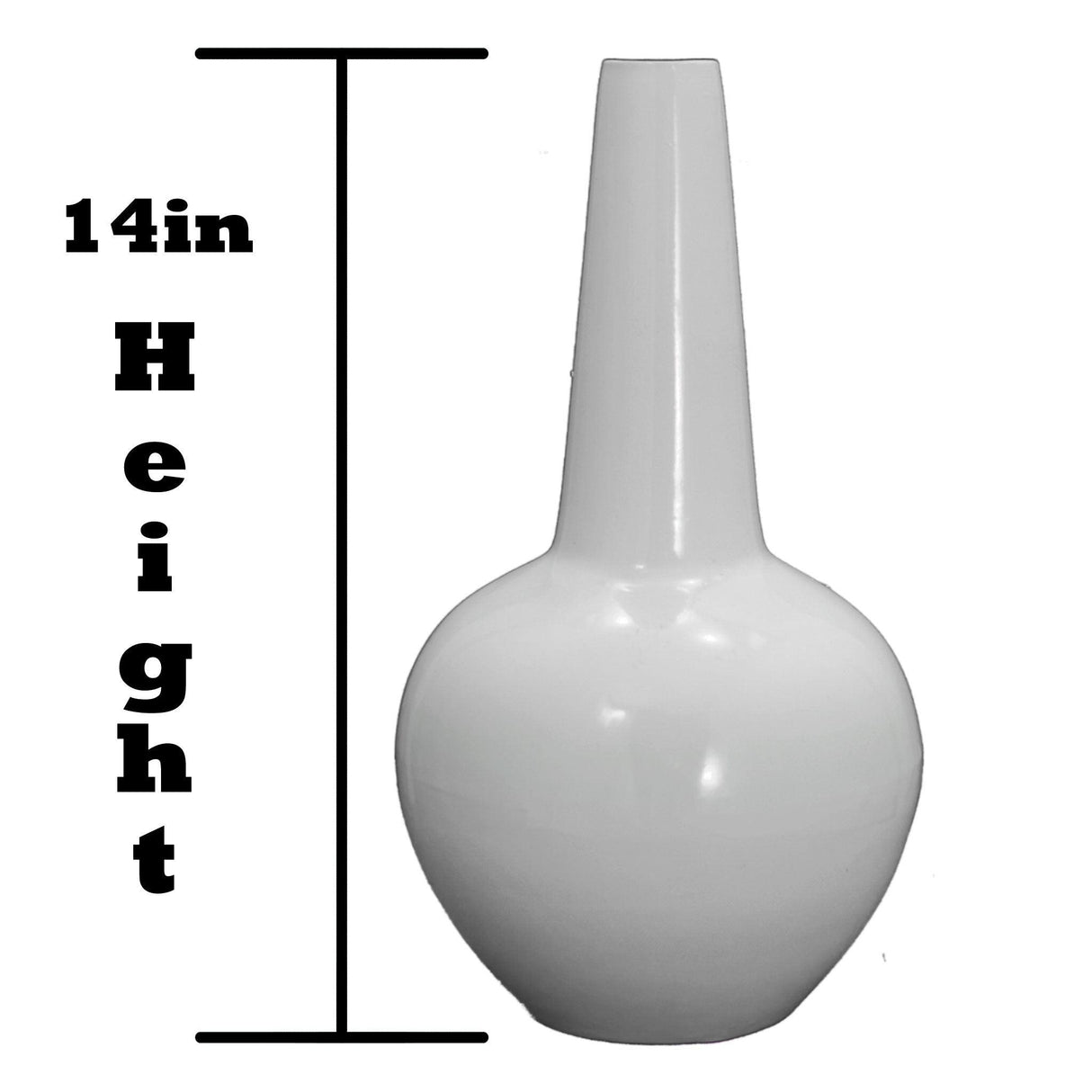 Amphora Greek 14in Ceramic Vase from Lee Display