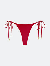 LA JOLLA CHEEKY BIKINI BOTTOM - RED from ELYSIIAN