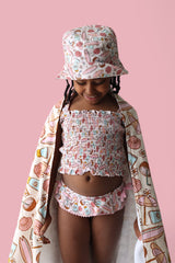 FUN IN THE SUN DREAM SMOCKED TANKINI TWO PIECE SWIM SUIT from DREAM BIG LITTLE CO