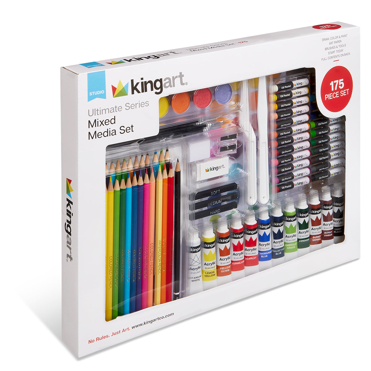 Mixed Media Art Set, 175 pc from KINGART