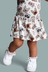 EXCLUSIVE PUP CUPS DREAM BODYSUIT DRESS from DREAM BIG LITTLE CO