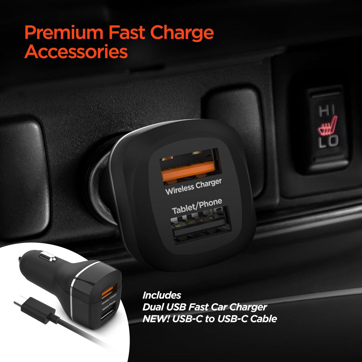HyperGear Gravity 15W Wireless Fast Charge Mount - Hands-Free from Jupiter Gear Home