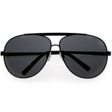 Extra Large Metal Oversize Frame Aviator Sunglasses 1580 70mm from zeroUV