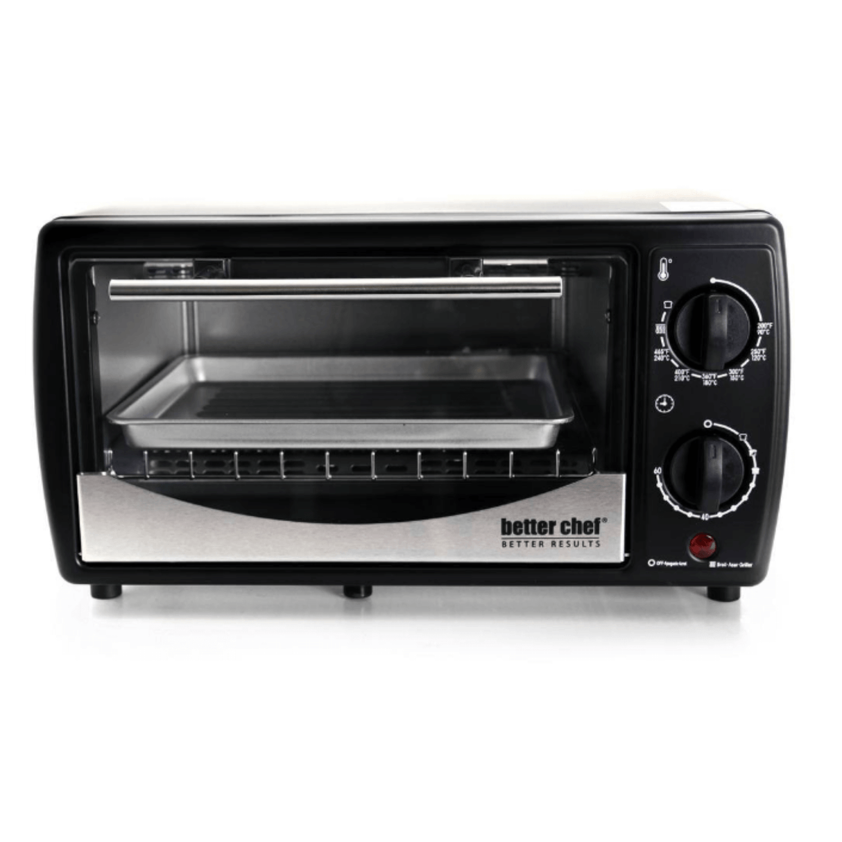 Better Chef 9L Toaster Oven Broiler with Slide-Out Rack and Bake Tray from Jupiter Gear Home