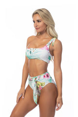 Tropical One Shoulder Bikini Set from My Pampered Life Seattle
