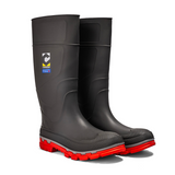 Kickaxe 15" Waterproof Rubber Boot - Grey/Orange From Chinook Footwear