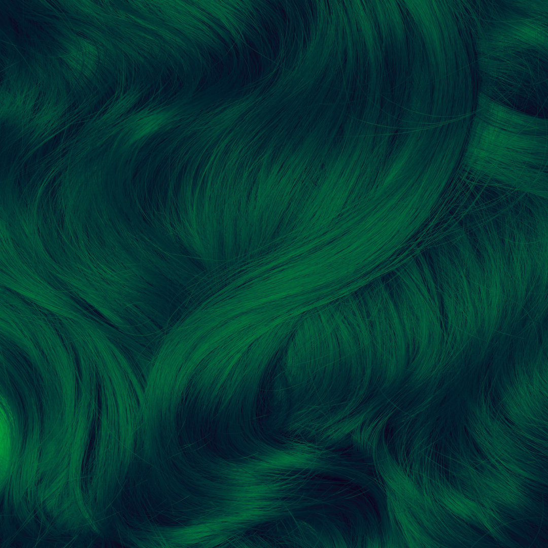 Medusa Hair Color - Emerald Ivy from Medusa's Makeup