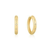 15mm CZ Galaxy Huggie Hoops from eklexic
