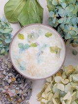 BY THE SEA Hydrangea Sea Salt Candle from Ash & Rose
