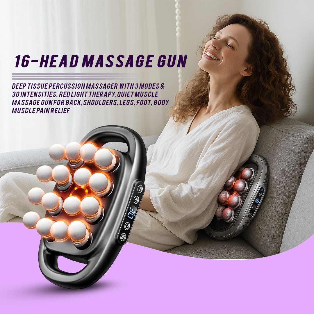 16-Head Massage Gun from eterus
