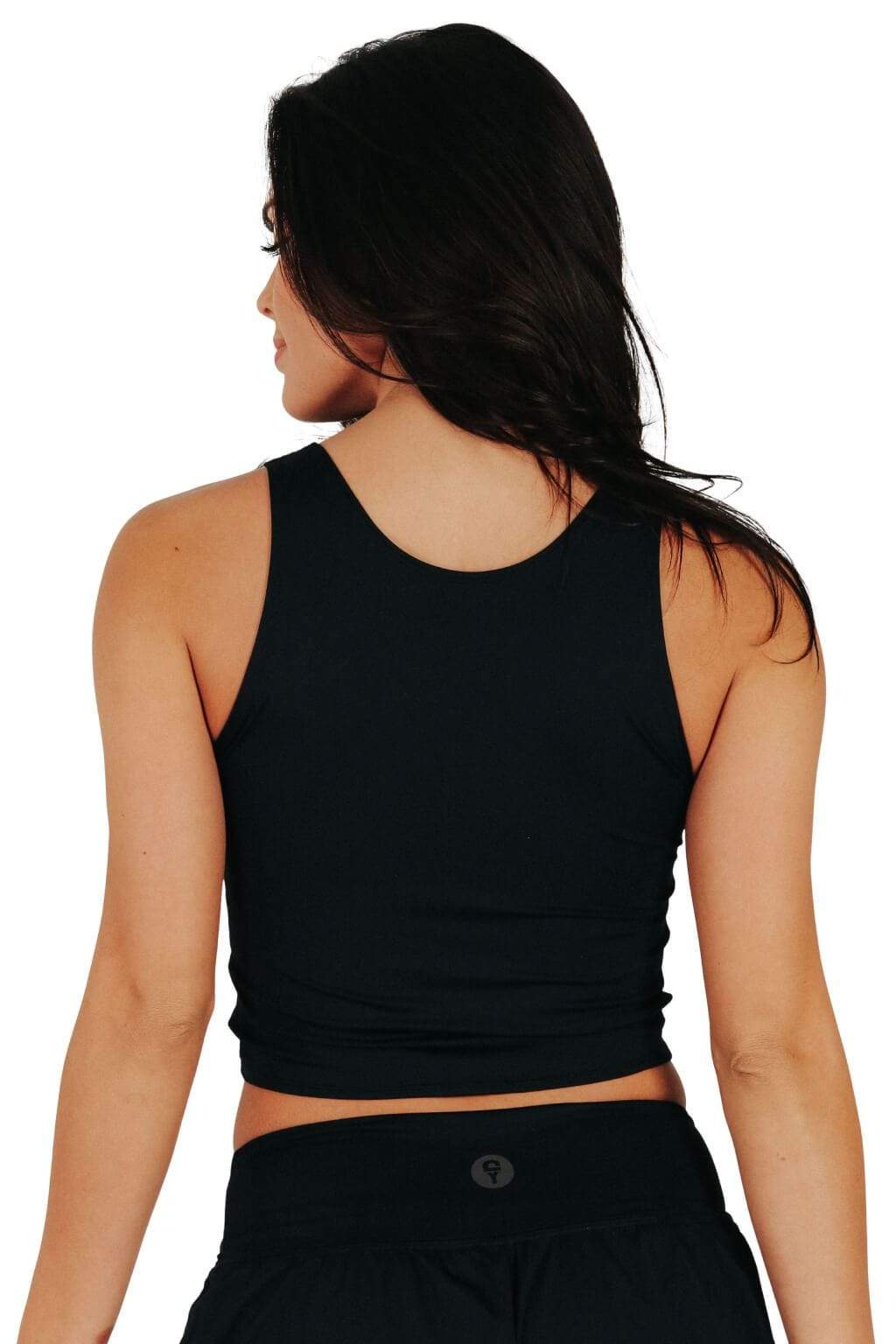 Ready or Knot Tank - Jet Black from Yoga Democracy