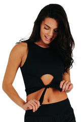 Ready or Knot Tank - Jet Black from Yoga Democracy