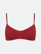 BALBOA LOW SCOOP BIKINI TOP - CHERRY from ELYSIIAN