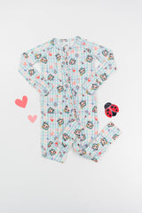 Dream Big Little Co x CoComelon SPRINGTIME MELON DREAM RUFFLE ROMPER from DREAM BIG LITTLE CO