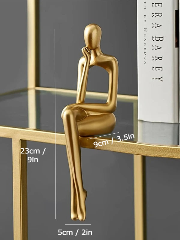 Gold Abstract Figurines from Moderny