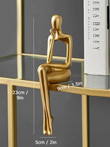 Gold Abstract Figurines from Moderny