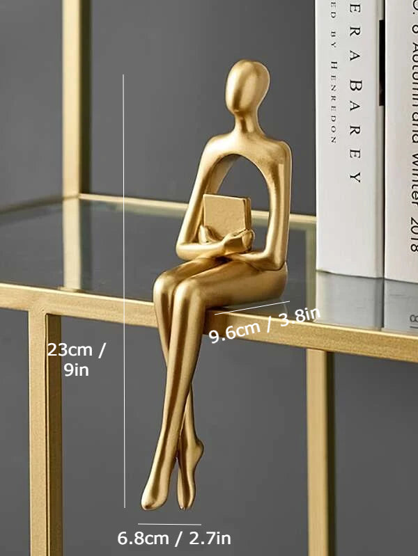Gold Abstract Figurines from Moderny