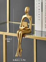 Gold Abstract Figurines from Moderny
