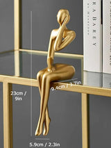 Gold Abstract Figurines from Moderny
