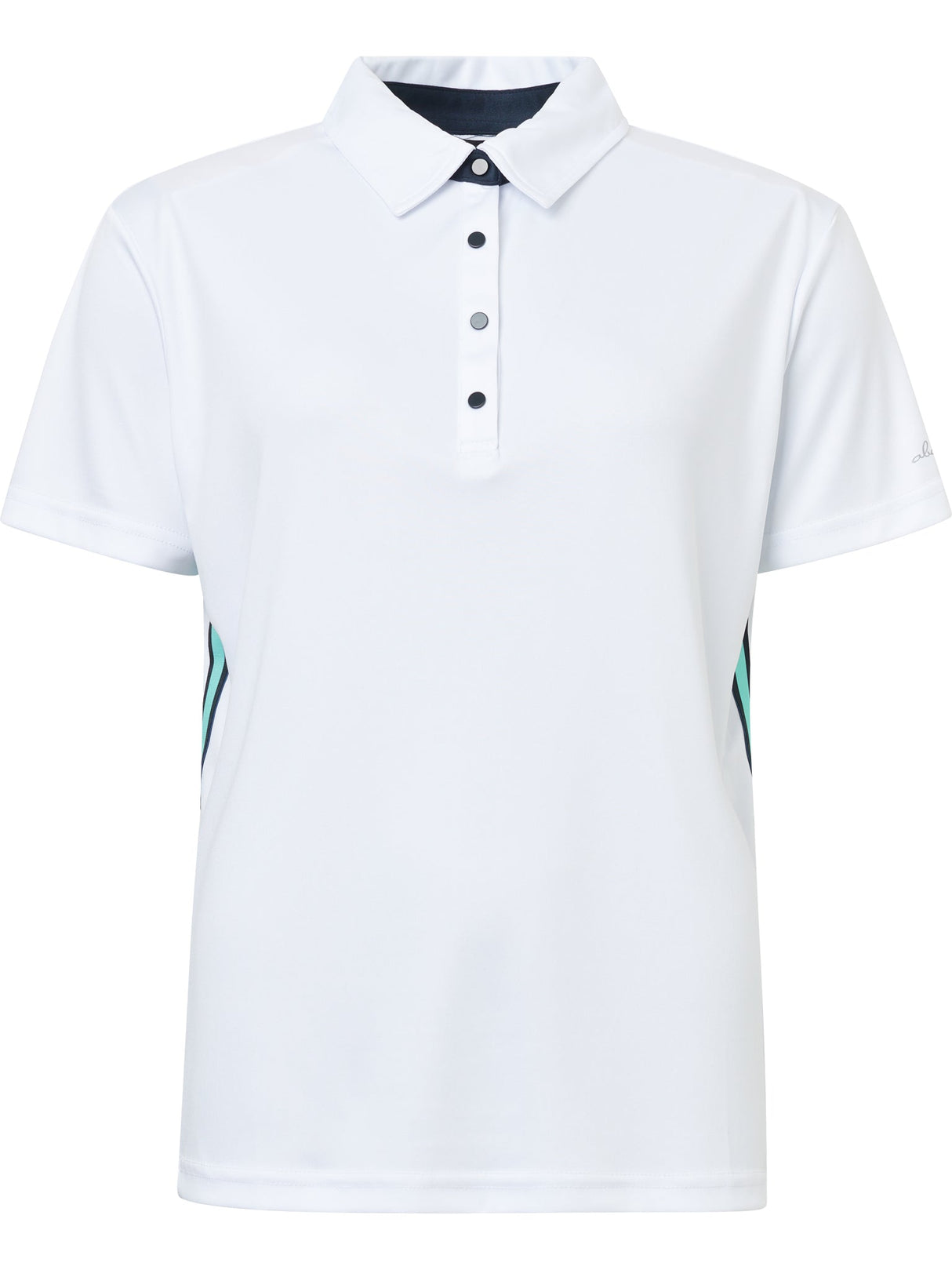 Women Cherry stripe polo from Abacus Sportswear US