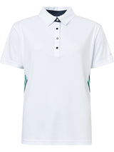 Women Cherry stripe polo from Abacus Sportswear US