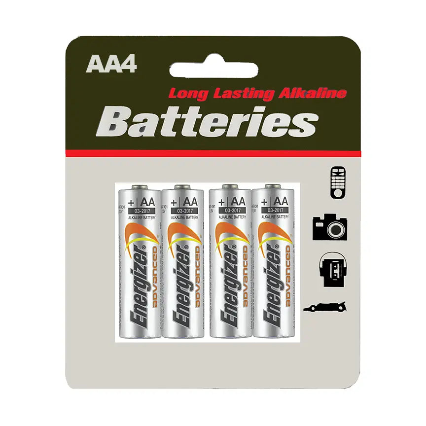 Energizer Blister AA 12 packs (4 ct/pack) From Mexmax INC.