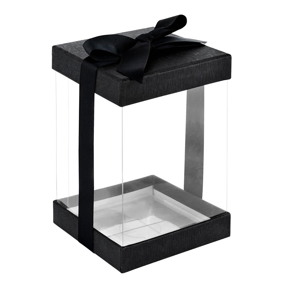 Plastic Gift Boxes Black from Hammont