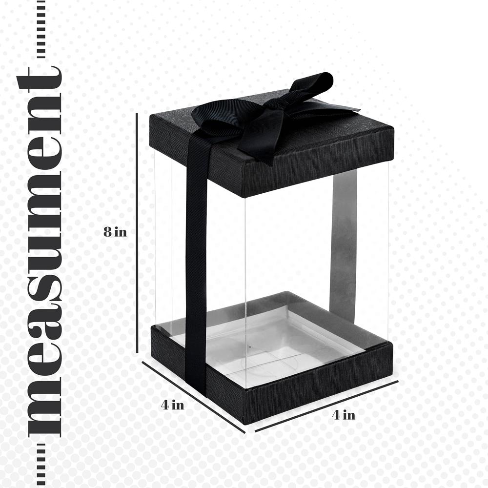 Plastic Gift Boxes Black from Hammont