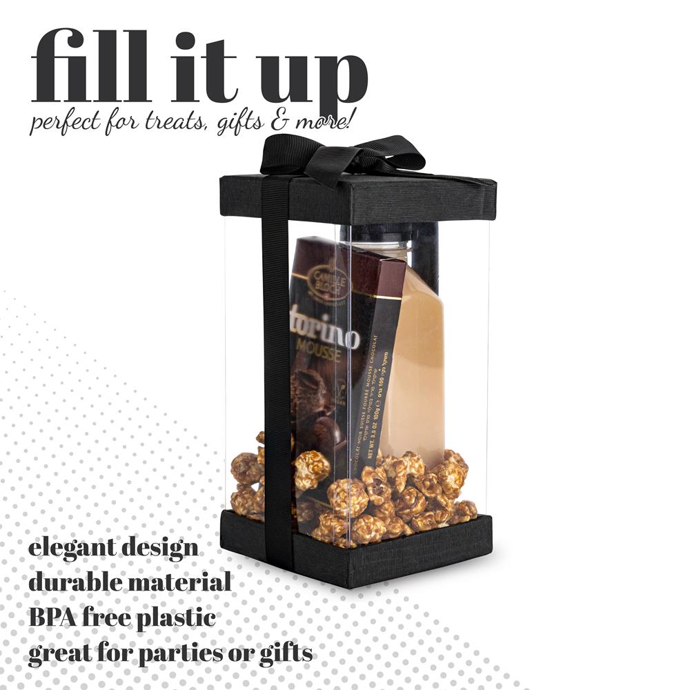 Plastic Gift Boxes Black from Hammont