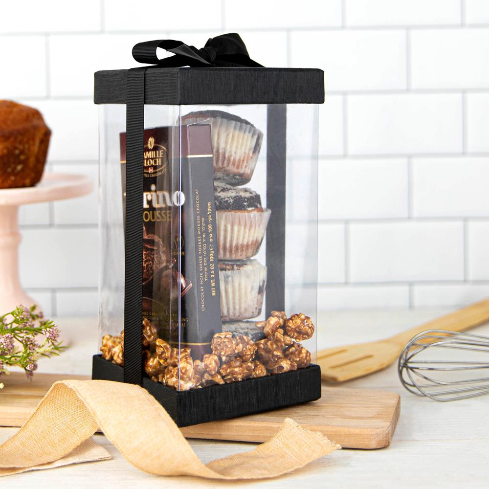 Plastic Gift Boxes Black from Hammont