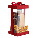 Plastic Gift Boxes Maroon 8X4X4" 6 Pack Bakery Boxes With Base Lid & Ribbon from Hammont