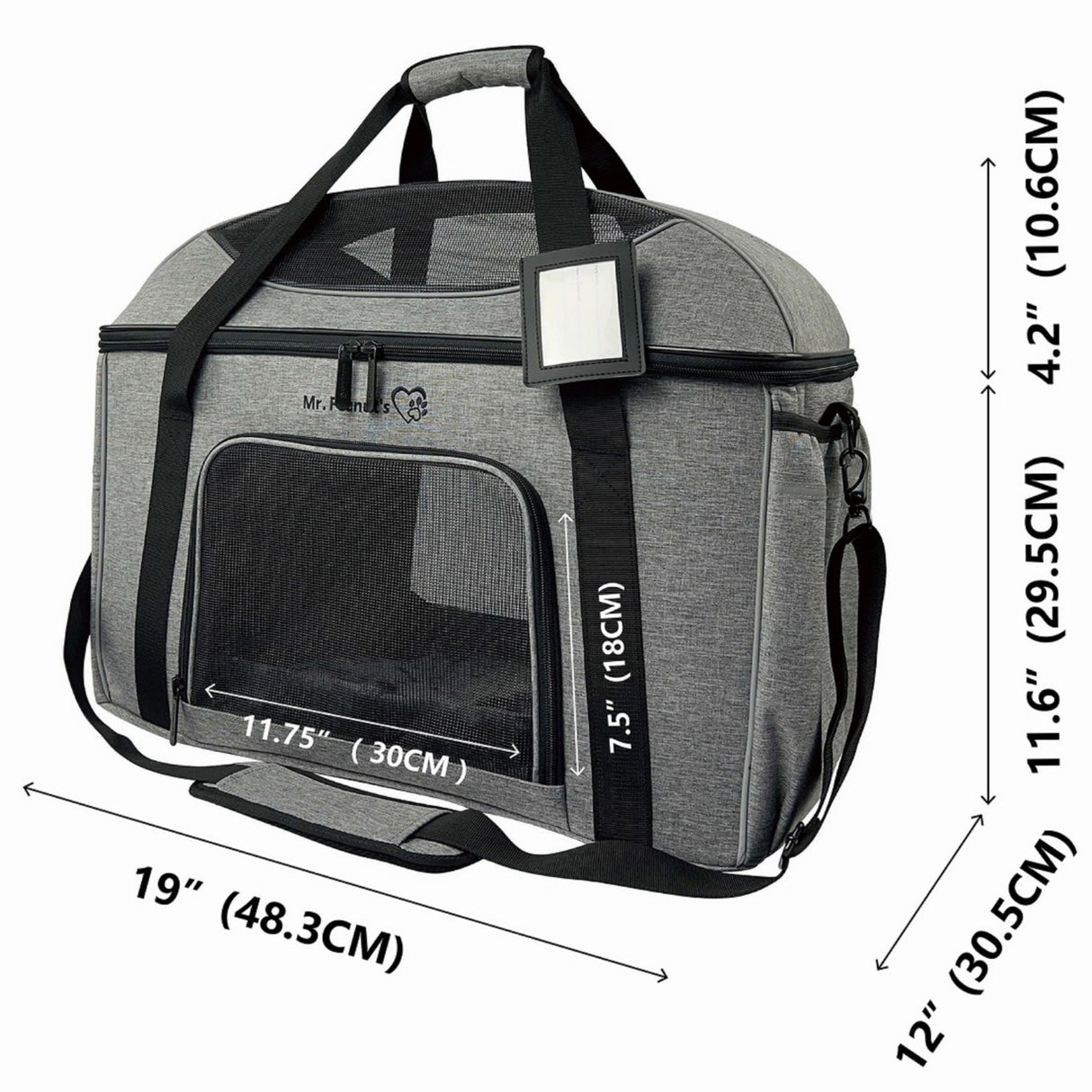 Mr. Peanut's Coronado Series Pet Car Seat & Mobile Crate from Mr. Peanut's Pet Carriers