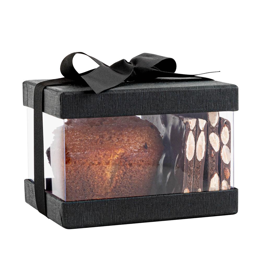 Plastic Gift Boxes Elegant Party Favor Black 5X4X3.5 from Hammont