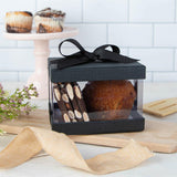 Plastic Gift Boxes Elegant Party Favor Black 5X4X3.5 from Hammont