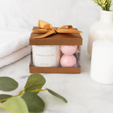 Plastic Gift Boxes Gold 5X4X3.5" 6 Pack Bakery Boxes With Base Lid & Ribbon from Hammont