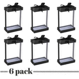 Plastic Gift Boxes 7.5X5X2.5" 6 Pack Bakery Boxes With Base Lid & Ribbon from Hammont