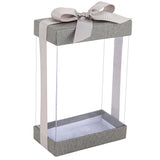 Plastic Gift Boxes 7.5X5X2.5" 6 Pack Bakery Boxes With Base Lid & Ribbon from Hammont