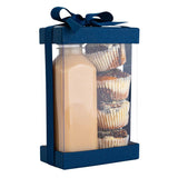 Plastic Gift Boxes 7.5X5X2.5" 6 Pack Bakery Boxes With Base Lid & Ribbon from Hammont