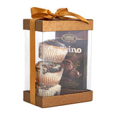 Clear 7X5X3" Gift Boxes 6 Pack Bakery Boxes With Base Lid & Ribbon from Hammont