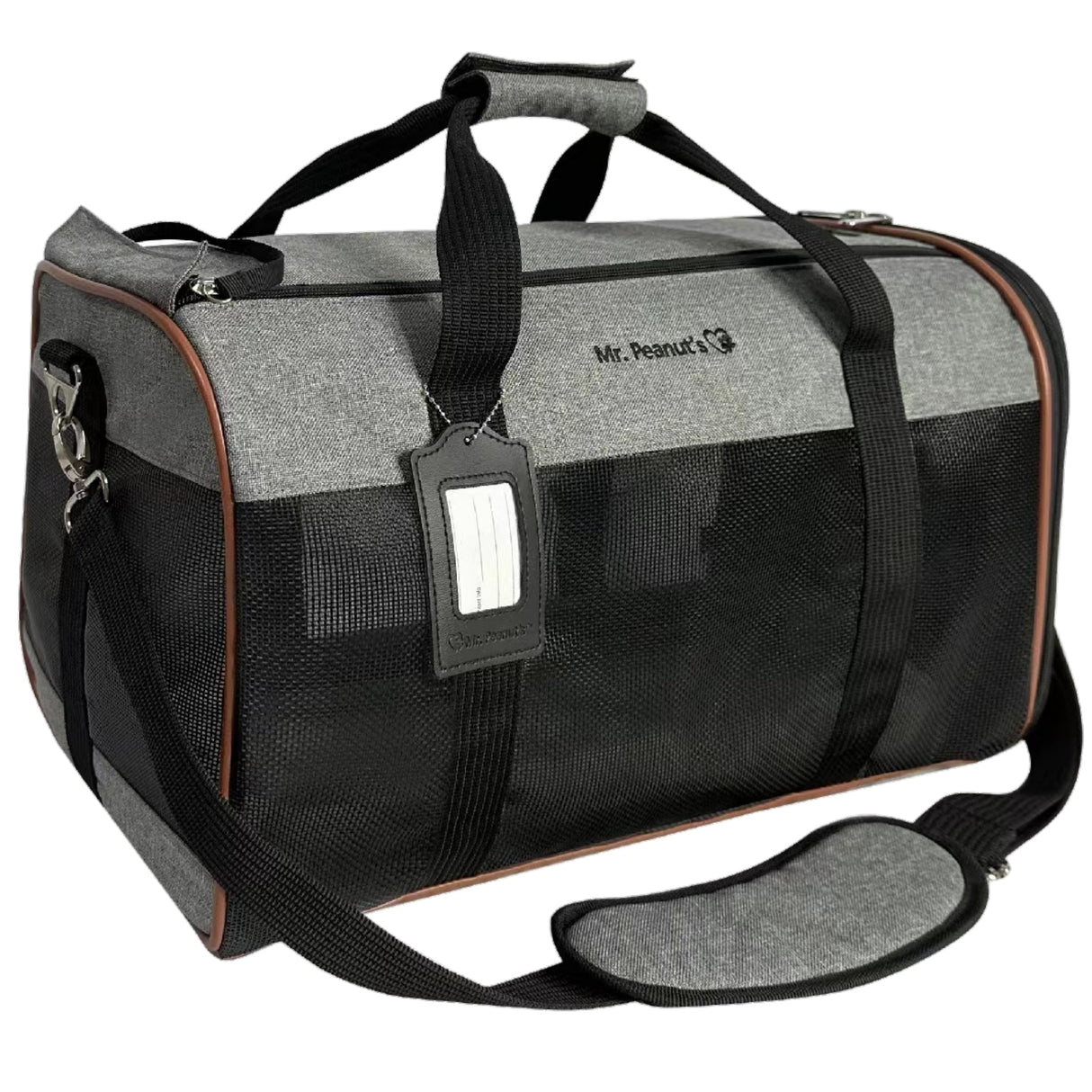 Mr. Peanut's Rhodium Series Mini Size Soft Sided Pet Carrier - Note Sizing in Description from Mr. Peanut's Pet Carriers