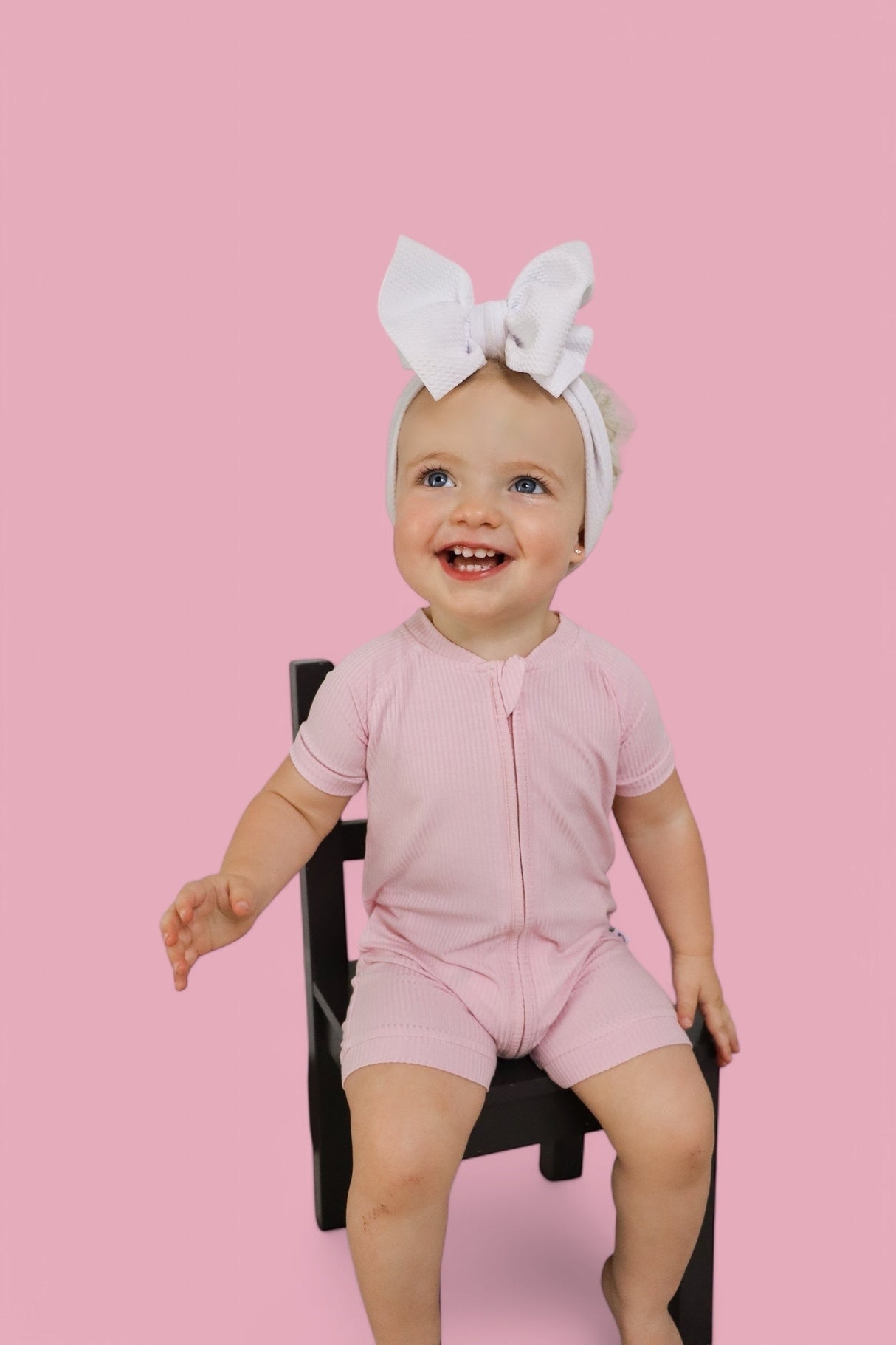 PINK ROSE RIB SHORTIE from DREAM BIG LITTLE CO
