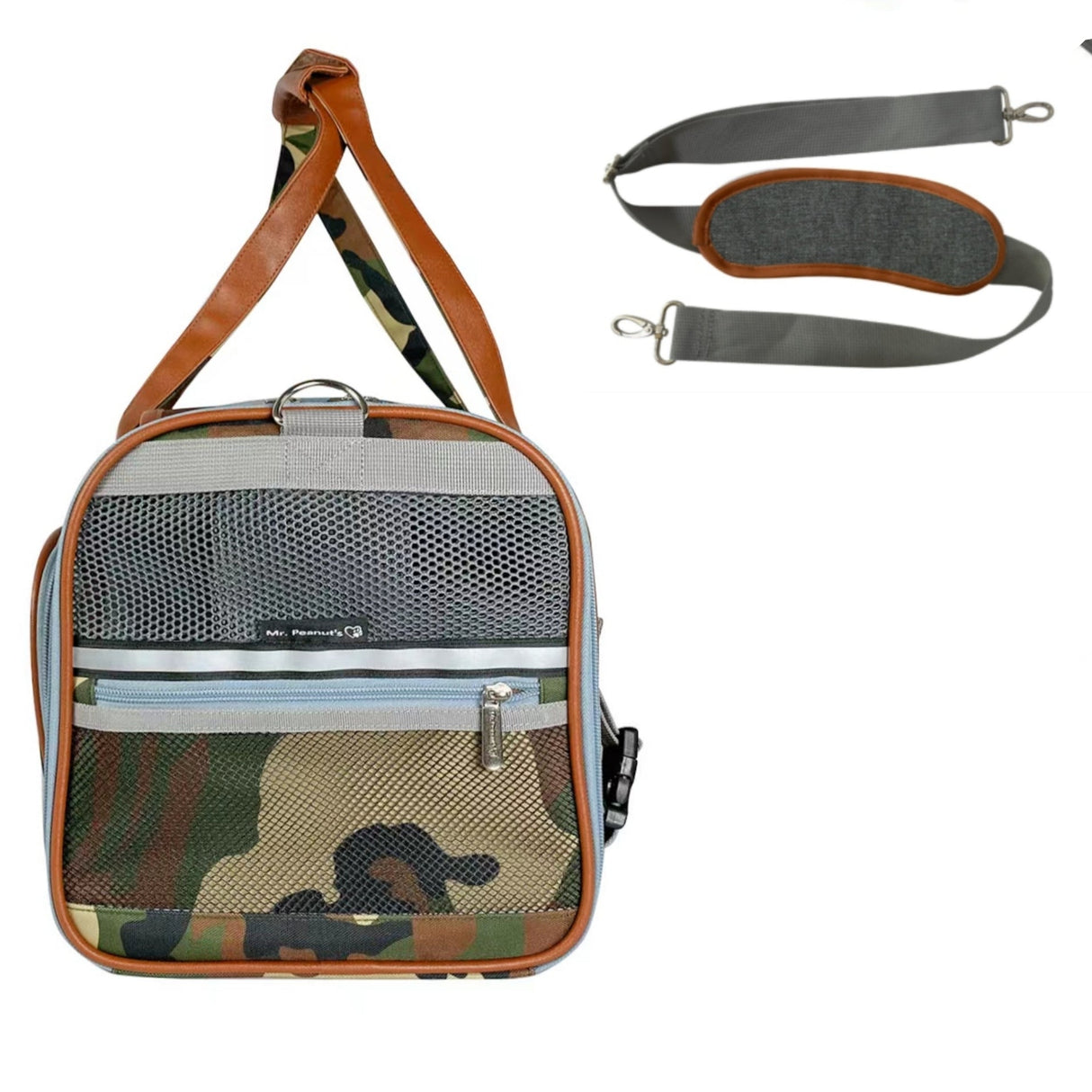 Mr. Peanut's Gold Series Standard Size Airline Compliant Expandable Pet Carrier - Prints Edition from Mr. Peanut's Pet Carriers