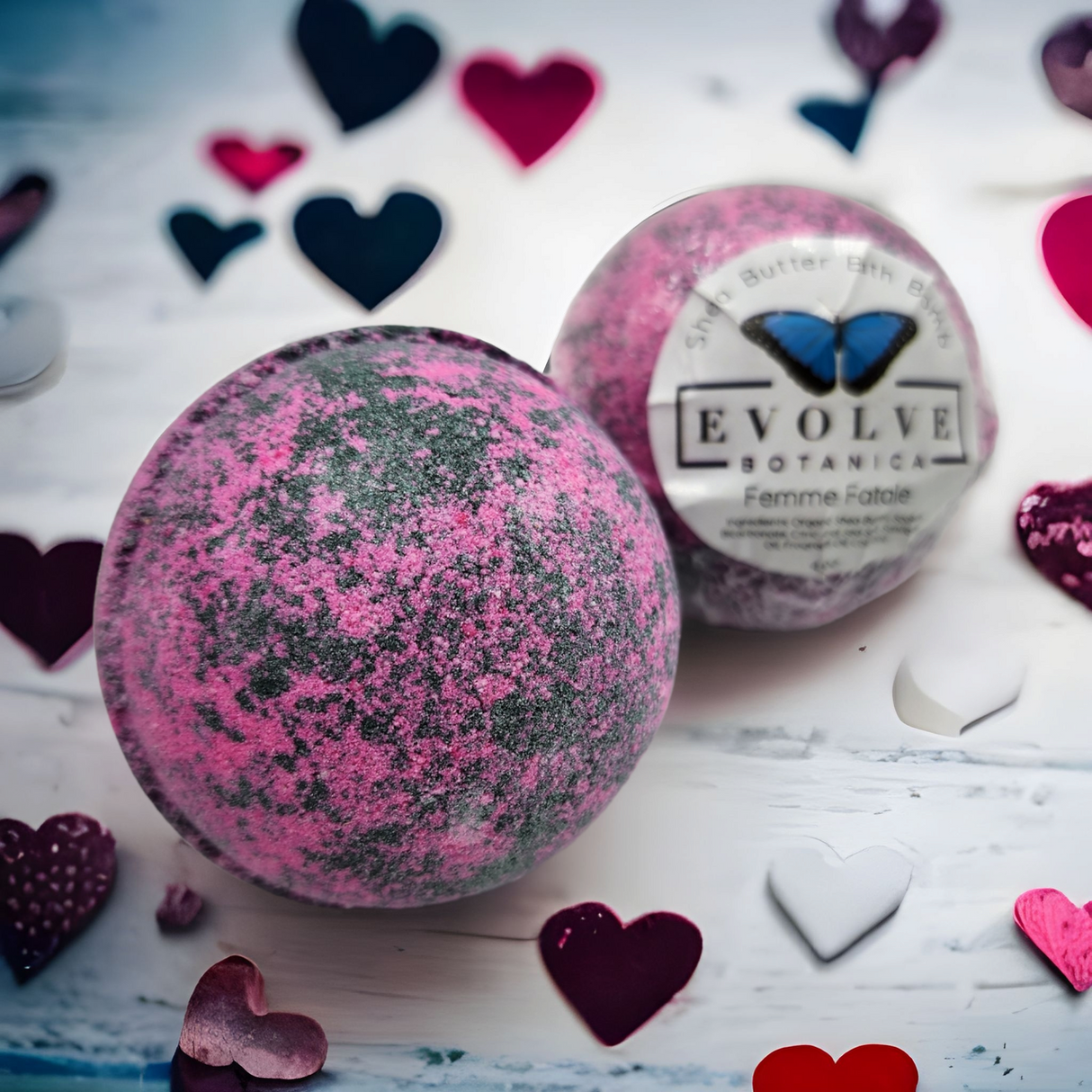 Bath Bomb - Femme Fatale (Seasonal - Valentines) from Evolve Botanica