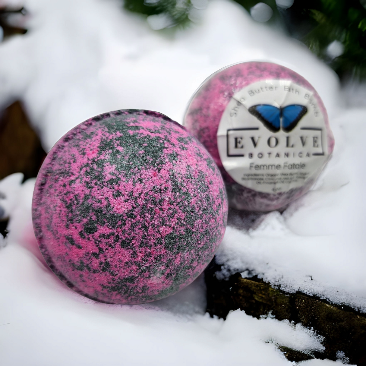 Bath Bomb - Femme Fatale (Seasonal - Valentines) from Evolve Botanica