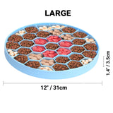 Mr. Peanut's Silicone Slow Feeder Dog Bowl from Mr. Peanut's Pet Carriers